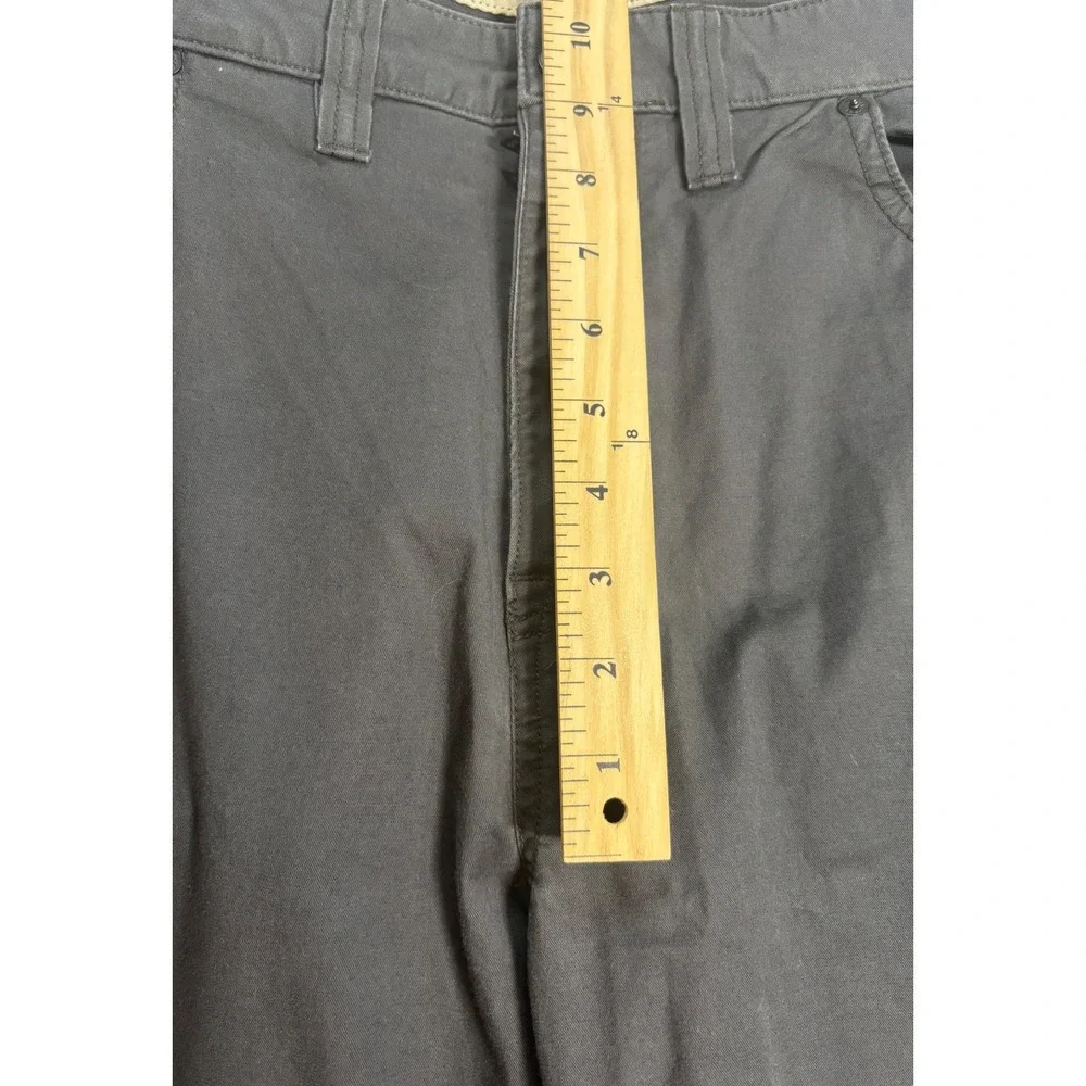 PrAna Breathe Pants Men Gray Excellent Organic Cotton Stretch Straight 38x32